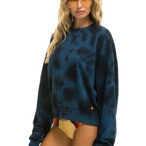 Aviator Nation Navy Tie-Dye Sweatshirt